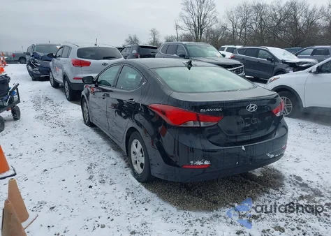 2014 Hyundai Elantra Se из США, поврежденный, VIN 5NPDH4AE9EH546673
